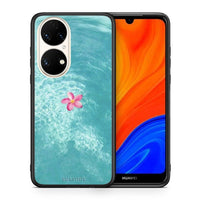 Thumbnail for Θήκη Huawei P50 Water Flower από τη Smartfits με σχέδιο στο πίσω μέρος και μαύρο περίβλημα | Huawei P50 Water Flower case with colorful back and black bezels