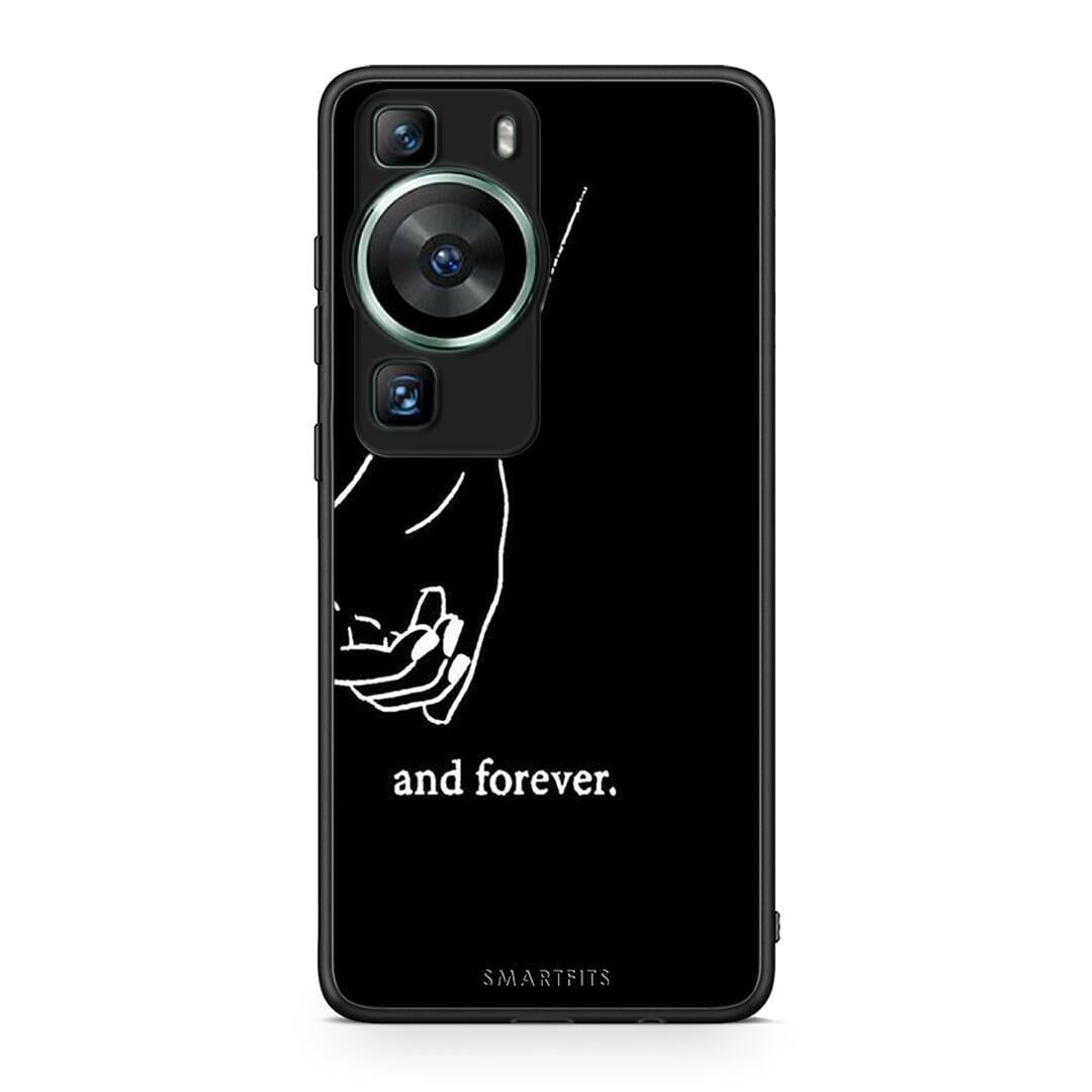 Θήκη Huawei P60 Always & Forever 2 από τη Smartfits με σχέδιο στο πίσω μέρος και μαύρο περίβλημα | Huawei P60 Always & Forever 2 Case with Colorful Back and Black Bezels