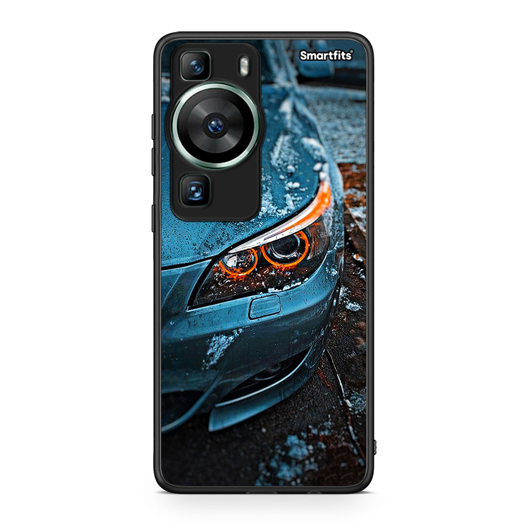 Θήκη Huawei P60 Bmw E60 από τη Smartfits με σχέδιο στο πίσω μέρος και μαύρο περίβλημα | Huawei P60 Bmw E60 Case with Colorful Back and Black Bezels