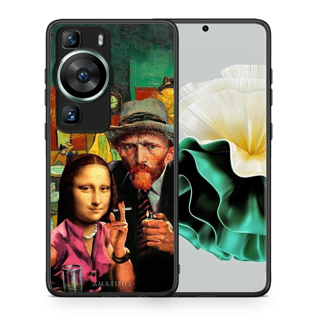 Θήκη Huawei P60 Funny Art από τη Smartfits με σχέδιο στο πίσω μέρος και μαύρο περίβλημα | Huawei P60 Funny Art Case with Colorful Back and Black Bezels