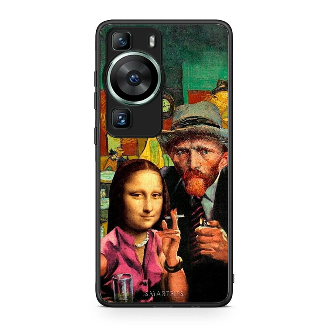 Θήκη Huawei P60 Funny Art από τη Smartfits με σχέδιο στο πίσω μέρος και μαύρο περίβλημα | Huawei P60 Funny Art Case with Colorful Back and Black Bezels