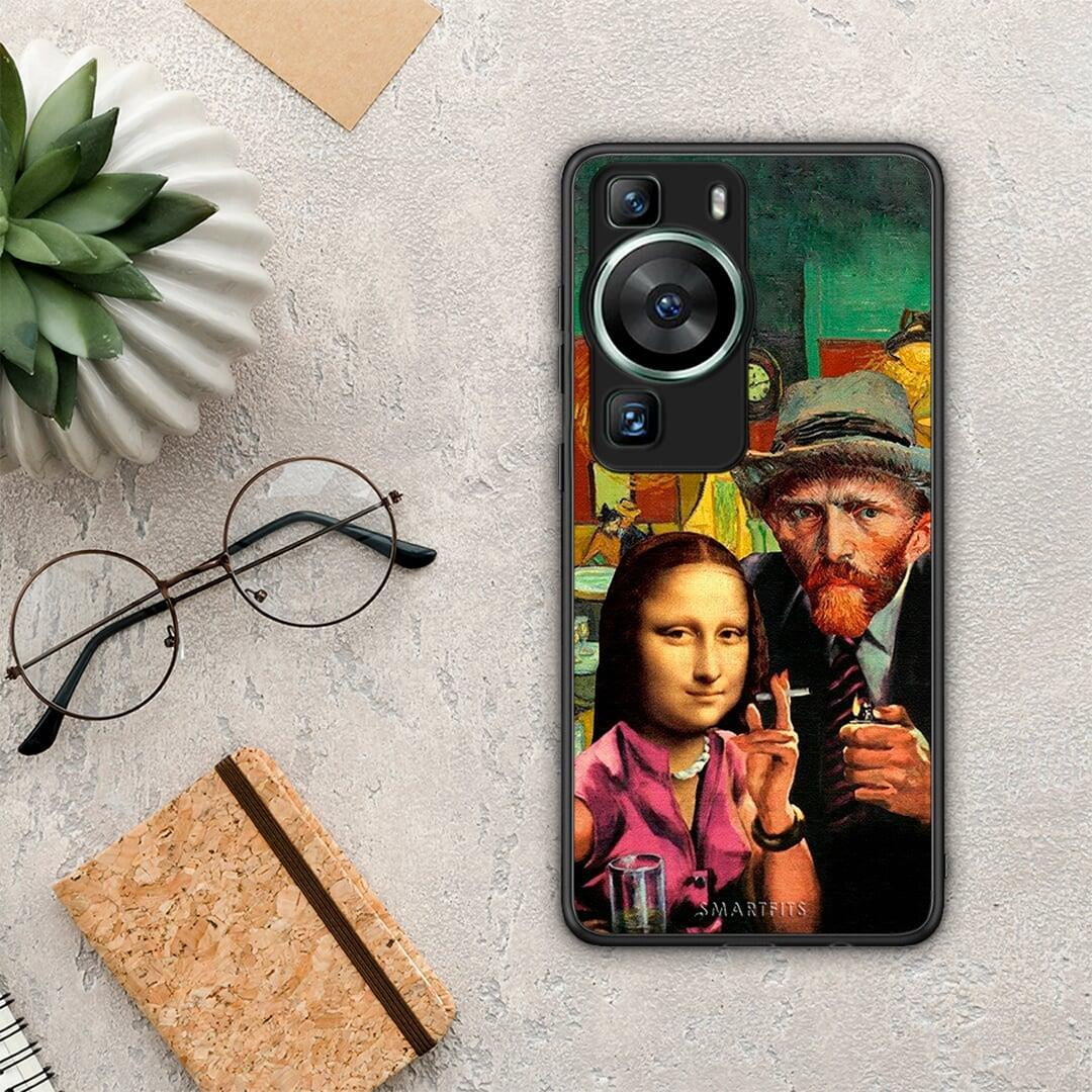 Θήκη Huawei P60 Funny Art από τη Smartfits με σχέδιο στο πίσω μέρος και μαύρο περίβλημα | Huawei P60 Funny Art Case with Colorful Back and Black Bezels