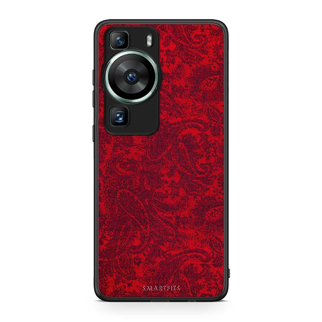 Θήκη Huawei P60 Paisley Cashmere από τη Smartfits με σχέδιο στο πίσω μέρος και μαύρο περίβλημα | Huawei P60 Paisley Cashmere Case with Colorful Back and Black Bezels