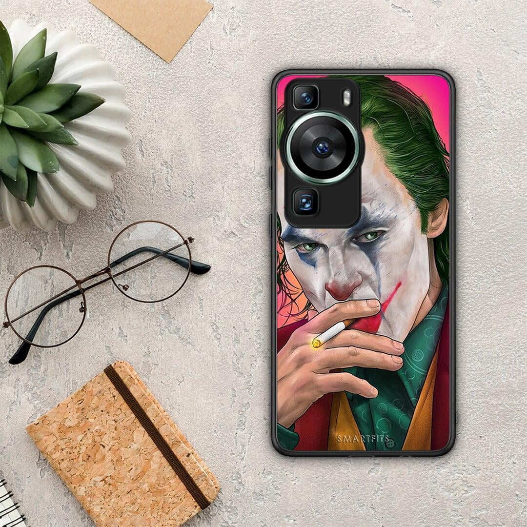 Θήκη Huawei P60 PopArt JokesOnU από τη Smartfits με σχέδιο στο πίσω μέρος και μαύρο περίβλημα | Huawei P60 PopArt JokesOnU Case with Colorful Back and Black Bezels