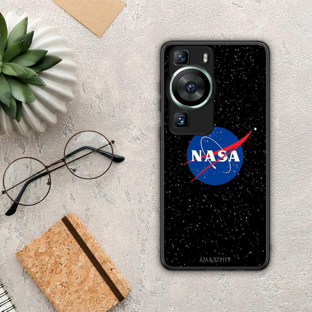 Θήκη Huawei P60 PopArt NASA από τη Smartfits με σχέδιο στο πίσω μέρος και μαύρο περίβλημα | Huawei P60 PopArt NASA Case with Colorful Back and Black Bezels