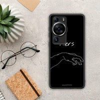 Thumbnail for Θήκη Huawei P60 Pro Aesthetic Love 1 από τη Smartfits με σχέδιο στο πίσω μέρος και μαύρο περίβλημα | Huawei P60 Pro Aesthetic Love 1 Case with Colorful Back and Black Bezels
