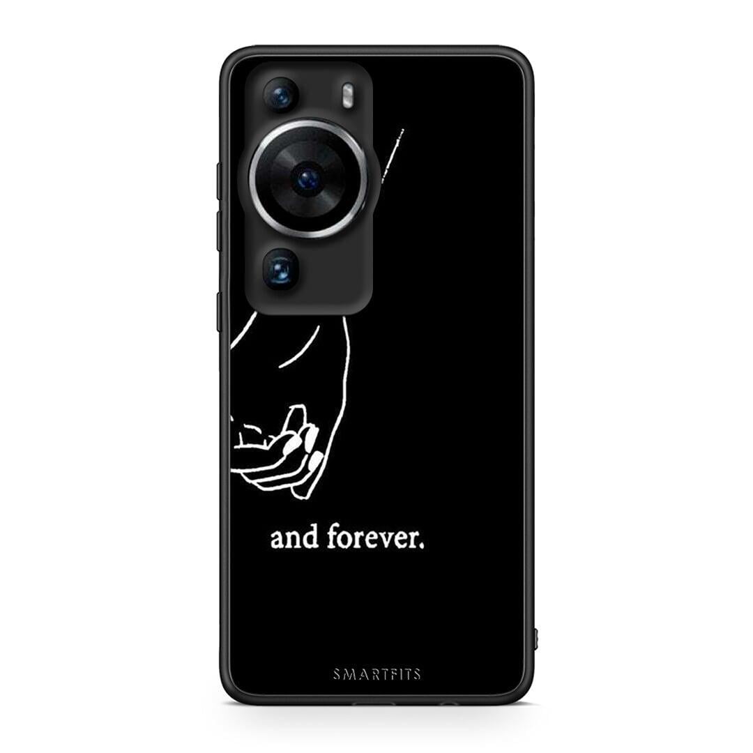 Θήκη Huawei P60 Pro Always & Forever 2 από τη Smartfits με σχέδιο στο πίσω μέρος και μαύρο περίβλημα | Huawei P60 Pro Always & Forever 2 Case with Colorful Back and Black Bezels