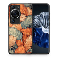 Thumbnail for Θήκη Huawei P60 Pro Autumn Leaves από τη Smartfits με σχέδιο στο πίσω μέρος και μαύρο περίβλημα | Huawei P60 Pro Autumn Leaves Case with Colorful Back and Black Bezels