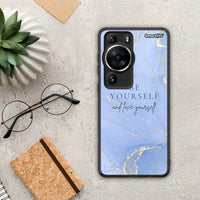 Thumbnail for Θήκη Huawei P60 Pro Be Yourself από τη Smartfits με σχέδιο στο πίσω μέρος και μαύρο περίβλημα | Huawei P60 Pro Be Yourself Case with Colorful Back and Black Bezels