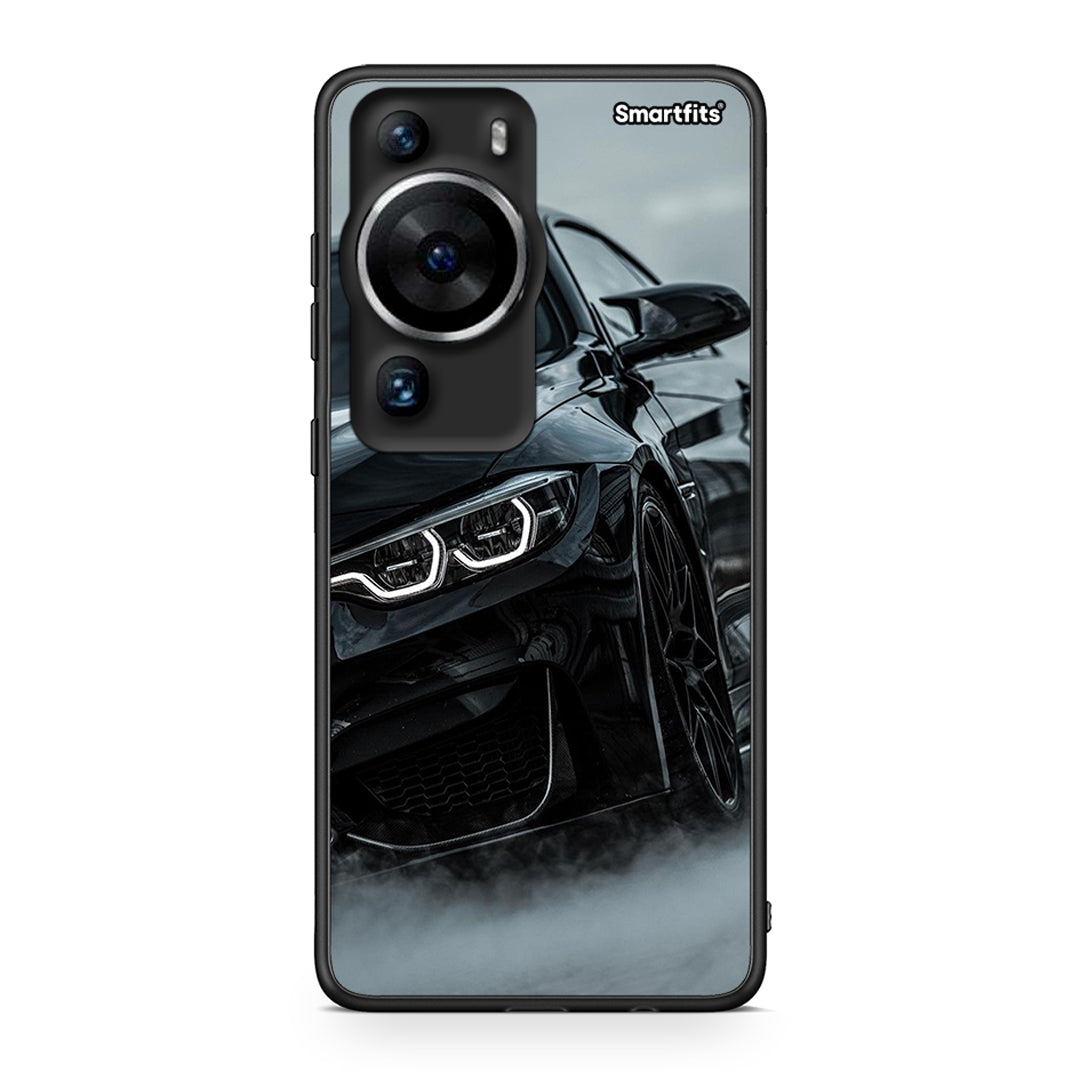 Θήκη Huawei P60 Pro Black BMW από τη Smartfits με σχέδιο στο πίσω μέρος και μαύρο περίβλημα | Huawei P60 Pro Black BMW Case with Colorful Back and Black Bezels