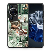 Thumbnail for Θήκη Huawei P60 Pro Collage Dude από τη Smartfits με σχέδιο στο πίσω μέρος και μαύρο περίβλημα | Huawei P60 Pro Collage Dude Case with Colorful Back and Black Bezels