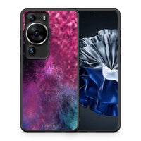 Thumbnail for Θήκη Huawei P60 Pro Galactic Aurora από τη Smartfits με σχέδιο στο πίσω μέρος και μαύρο περίβλημα | Huawei P60 Pro Galactic Aurora Case with Colorful Back and Black Bezels