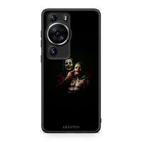 Thumbnail for Θήκη Huawei P60 Pro Hero Clown από τη Smartfits με σχέδιο στο πίσω μέρος και μαύρο περίβλημα | Huawei P60 Pro Hero Clown Case with Colorful Back and Black Bezels