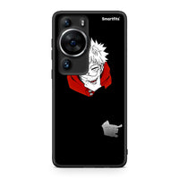 Thumbnail for Θήκη Huawei P60 Pro Itadori Anime από τη Smartfits με σχέδιο στο πίσω μέρος και μαύρο περίβλημα | Huawei P60 Pro Itadori Anime Case with Colorful Back and Black Bezels