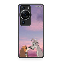 Thumbnail for Θήκη Huawei P60 Pro Lady And Tramp από τη Smartfits με σχέδιο στο πίσω μέρος και μαύρο περίβλημα | Huawei P60 Pro Lady And Tramp Case with Colorful Back and Black Bezels