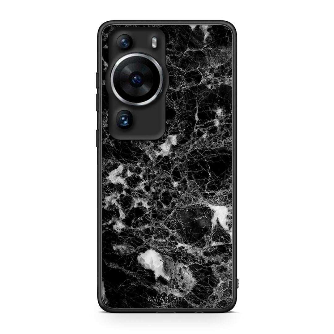 Θήκη Huawei P60 Pro Marble Male από τη Smartfits με σχέδιο στο πίσω μέρος και μαύρο περίβλημα | Huawei P60 Pro Marble Male Case with Colorful Back and Black Bezels