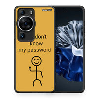 Thumbnail for Θήκη Huawei P60 Pro My Password από τη Smartfits με σχέδιο στο πίσω μέρος και μαύρο περίβλημα | Huawei P60 Pro My Password Case with Colorful Back and Black Bezels