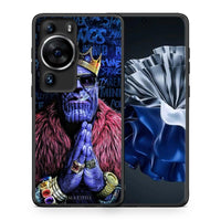 Thumbnail for Θήκη Huawei P60 Pro PopArt Thanos από τη Smartfits με σχέδιο στο πίσω μέρος και μαύρο περίβλημα | Huawei P60 Pro PopArt Thanos Case with Colorful Back and Black Bezels