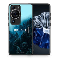 Thumbnail for Θήκη Huawei P60 Pro Quote Breath από τη Smartfits με σχέδιο στο πίσω μέρος και μαύρο περίβλημα | Huawei P60 Pro Quote Breath Case with Colorful Back and Black Bezels