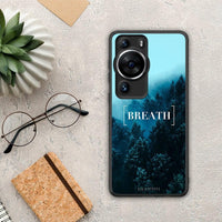 Thumbnail for Θήκη Huawei P60 Pro Quote Breath από τη Smartfits με σχέδιο στο πίσω μέρος και μαύρο περίβλημα | Huawei P60 Pro Quote Breath Case with Colorful Back and Black Bezels