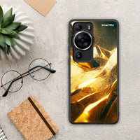 Thumbnail for Θήκη Huawei P60 Pro Real Gold από τη Smartfits με σχέδιο στο πίσω μέρος και μαύρο περίβλημα | Huawei P60 Pro Real Gold Case with Colorful Back and Black Bezels