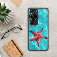 Thumbnail for Θήκη Huawei P60 Pro Red Starfish από τη Smartfits με σχέδιο στο πίσω μέρος και μαύρο περίβλημα | Huawei P60 Pro Red Starfish Case with Colorful Back and Black Bezels