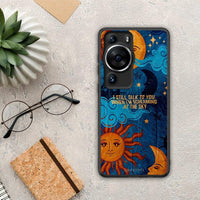 Thumbnail for Θήκη Huawei P60 Pro Screaming Sky από τη Smartfits με σχέδιο στο πίσω μέρος και μαύρο περίβλημα | Huawei P60 Pro Screaming Sky Case with Colorful Back and Black Bezels