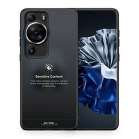 Thumbnail for Θήκη Huawei P60 Pro Sensitive Content από τη Smartfits με σχέδιο στο πίσω μέρος και μαύρο περίβλημα | Huawei P60 Pro Sensitive Content Case with Colorful Back and Black Bezels