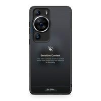 Thumbnail for Θήκη Huawei P60 Pro Sensitive Content από τη Smartfits με σχέδιο στο πίσω μέρος και μαύρο περίβλημα | Huawei P60 Pro Sensitive Content Case with Colorful Back and Black Bezels