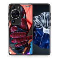Thumbnail for Θήκη Huawei P60 Pro Spider Hand από τη Smartfits με σχέδιο στο πίσω μέρος και μαύρο περίβλημα | Huawei P60 Pro Spider Hand Case with Colorful Back and Black Bezels