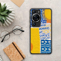 Thumbnail for Θήκη Huawei P60 Pro Sunset Memories από τη Smartfits με σχέδιο στο πίσω μέρος και μαύρο περίβλημα | Huawei P60 Pro Sunset Memories Case with Colorful Back and Black Bezels