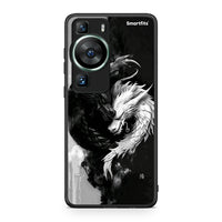 Thumbnail for Θήκη Huawei P60 Yin Yang από τη Smartfits με σχέδιο στο πίσω μέρος και μαύρο περίβλημα | Huawei P60 Yin Yang Case with Colorful Back and Black Bezels