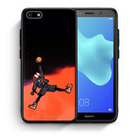 Thumbnail for Θήκη Huawei Y5 2018/Honor 7S Basketball Hero από τη Smartfits με σχέδιο στο πίσω μέρος και μαύρο περίβλημα | Huawei Y5 2018/Honor 7S Basketball Hero case with colorful back and black bezels