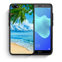 Thumbnail for Θήκη Huawei Y5 2018/Honor 7S Beautiful Beach από τη Smartfits με σχέδιο στο πίσω μέρος και μαύρο περίβλημα | Huawei Y5 2018/Honor 7S Beautiful Beach case with colorful back and black bezels