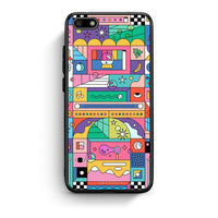 Thumbnail for Huawei Y5 2018 Bubbles Soap θήκη από τη Smartfits με σχέδιο στο πίσω μέρος και μαύρο περίβλημα | Smartphone case with colorful back and black bezels by Smartfits