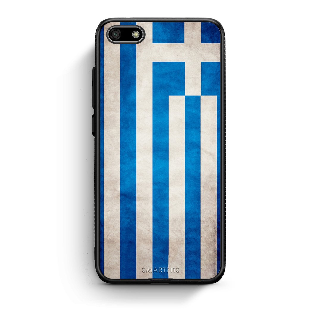4 - Huawei Y5 2018 Greece Flag case, cover, bumper