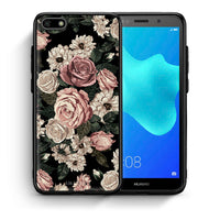 Thumbnail for Θήκη Huawei Y5 2018/Honor 7S Wild Roses Flower από τη Smartfits με σχέδιο στο πίσω μέρος και μαύρο περίβλημα | Huawei Y5 2018/Honor 7S Wild Roses Flower case with colorful back and black bezels