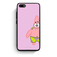 Thumbnail for Huawei Y5 2018  Friends Patrick θήκη από τη Smartfits με σχέδιο στο πίσω μέρος και μαύρο περίβλημα | Smartphone case with colorful back and black bezels by Smartfits