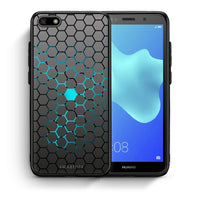 Thumbnail for Θήκη Huawei Y5 2018/Honor 7S Hexagonal Geometric από τη Smartfits με σχέδιο στο πίσω μέρος και μαύρο περίβλημα | Huawei Y5 2018/Honor 7S Hexagonal Geometric case with colorful back and black bezels
