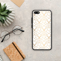 Thumbnail for Geometric Luxury White - Huawei Y5 2018 / Honor 7S case