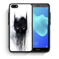 Thumbnail for Θήκη Huawei Y5 2018/Honor 7S Paint Bat Hero από τη Smartfits με σχέδιο στο πίσω μέρος και μαύρο περίβλημα | Huawei Y5 2018/Honor 7S Paint Bat Hero case with colorful back and black bezels