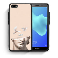 Thumbnail for Θήκη Huawei Y5 2018/Honor 7S In Love από τη Smartfits με σχέδιο στο πίσω μέρος και μαύρο περίβλημα | Huawei Y5 2018/Honor 7S In Love case with colorful back and black bezels