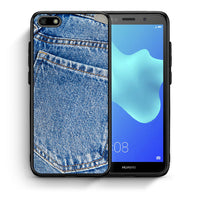 Thumbnail for Θήκη Huawei Y5 2018/Honor 7S Jeans Pocket από τη Smartfits με σχέδιο στο πίσω μέρος και μαύρο περίβλημα | Huawei Y5 2018/Honor 7S Jeans Pocket case with colorful back and black bezels
