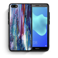 Thumbnail for Θήκη Huawei Y5 2018/Honor 7S Winter Paint από τη Smartfits με σχέδιο στο πίσω μέρος και μαύρο περίβλημα | Huawei Y5 2018/Honor 7S Winter Paint case with colorful back and black bezels