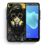Thumbnail for Θήκη Huawei Y5 2018/Honor 7S Mask PopArt από τη Smartfits με σχέδιο στο πίσω μέρος και μαύρο περίβλημα | Huawei Y5 2018/Honor 7S Mask PopArt case with colorful back and black bezels