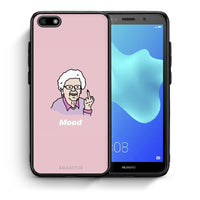 Thumbnail for Θήκη Huawei Y5 2018/Honor 7S Mood PopArt από τη Smartfits με σχέδιο στο πίσω μέρος και μαύρο περίβλημα | Huawei Y5 2018/Honor 7S Mood PopArt case with colorful back and black bezels