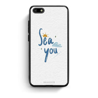 Thumbnail for Huawei Y5 2018 Sea You Θήκη από τη Smartfits με σχέδιο στο πίσω μέρος και μαύρο περίβλημα | Smartphone case with colorful back and black bezels by Smartfits