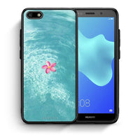 Thumbnail for Θήκη Huawei Y5 2018 / Honor 7S Water Flower από τη Smartfits με σχέδιο στο πίσω μέρος και μαύρο περίβλημα | Huawei Y5 2018 / Honor 7S Water Flower case with colorful back and black bezels