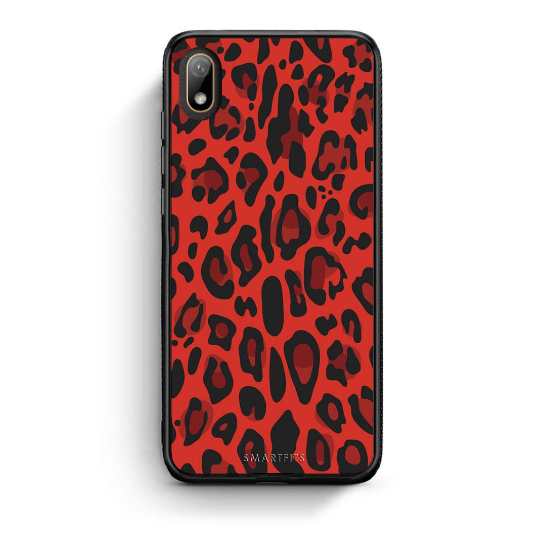 4 - Huawei Y5 2019 Red Leopard Animal case, cover, bumper