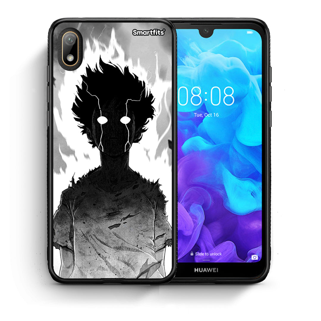 Θήκη Huawei Y5 2019 Anime Boy από τη Smartfits με σχέδιο στο πίσω μέρος και μαύρο περίβλημα | Huawei Y5 2019 Anime Boy case with colorful back and black bezels